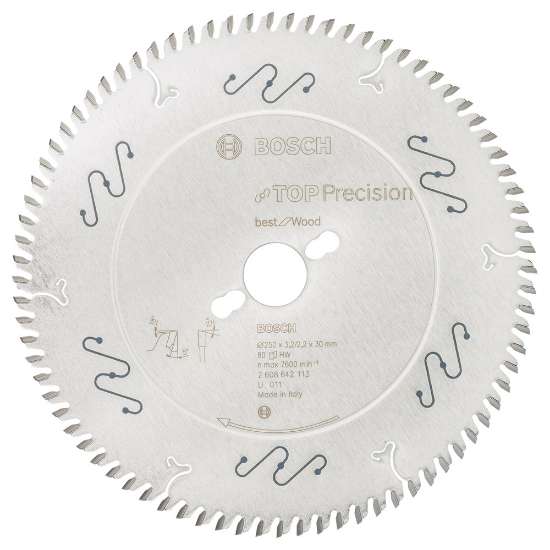 Afbeeldingen van Bosch Cirkelzaagblad Top Precision Best for Wood