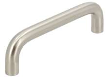 Afbeeldingen van Siro Meubelgreep metaal - boorafstand 96mm/L 106mm/H 29mm/B 10mm RVS effect 