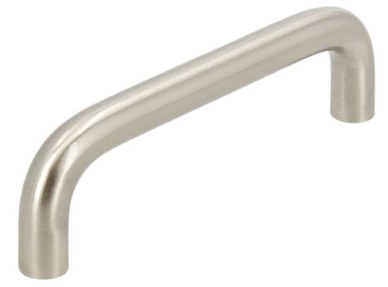 Afbeeldingen van Siro Meubelgreep metaal - boorafstand 96mm/L 106mm/H 29mm/B 10mm RVS effect 
