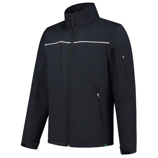 Afbeeldingen van Tricorp Softshell Luxe Rewear - Maat 3XL - Marine 