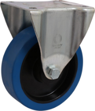 Afbeeldingen van Bokwiel Blauw Met Rollager Geg.