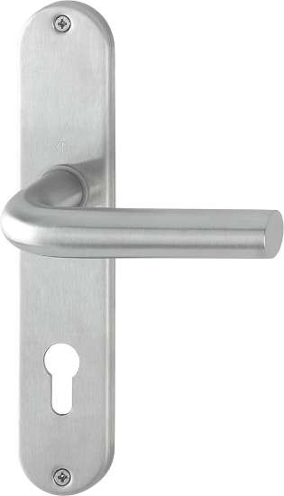 Afbeeldingen van Hoppe Binnendeurgarnituur op schild Bonn E150Z/302 - PC 55 - RVS
