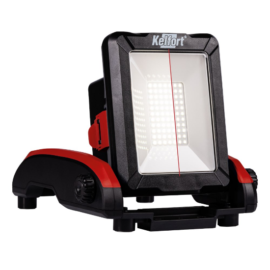 Afbeeldingen van Kelfort accu bouwlamp - LED 20w 2900 lumen 5000k