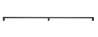 Afbeeldingen van Siro Meubelgreep metaal - boorafstand 2x368mm/L 750mm/H 32mm/B 12mm mat zwart 