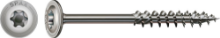 Afbeeldingen van Spax constructieschroef 4Cut - Ø8x280mm T40 - discuskop deeldraad RVS