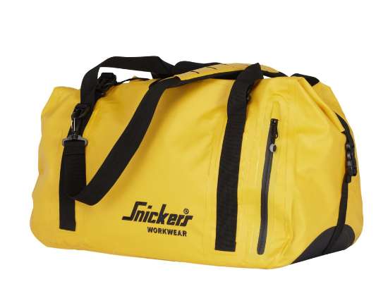 Afbeeldingen van Snickers sporttas 9609-0600 geel Duffelbag Op=Op
