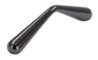 Afbeeldingen van Siro Meubelgreep metaal - boorafstand 64mm/L 71mm/H 21mm/B 9mm zwart chroom glanzend 