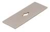 Afbeeldingen van Siro Onderplaat metaal - L 72mm/H 2mm/B 25mm mat RVS effect 