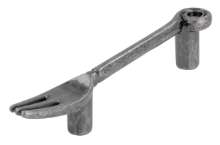 Afbeeldingen van Siro Meubelgreep metaal - boorafstand 64mm/L 106mm/H 22mm/B 14mm - tin 
