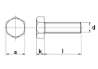 Afbeeldingen van Tapbouten rvs a-2   m 4x25    din 933