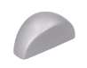Afbeeldingen van Siro Meubelgreep metaal - boorafstand 16mm/L 32mm/H 16mm/B 14mm - aluminium 