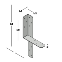 Afbeeldingen van GB Gordingklos 35x35x2 Sendzimir Verzinkt