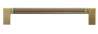 Afbeeldingen van Siro Meubelgreep metaal - boorafstand 160mm/L 174mm/H 32mm/B 12mm vintage goud 