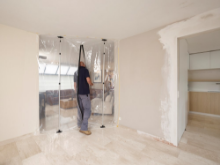 Afbeeldingen van Dustprotect (De)monteerbare stofwand