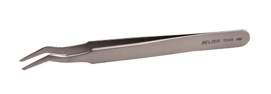 Afbeeldingen van Bahco SMD pincet 120mm 60 graden grijphoek, ontspiegeld