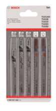 Afbeeldingen van Bosch 5-delige set decoupeerzaagbladen Wood and Plastics