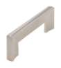 Afbeeldingen van Siro Meubelgreep metaal - boorafstand 96mm/L 104mm/H 36mm/B 10mm RVS effect 