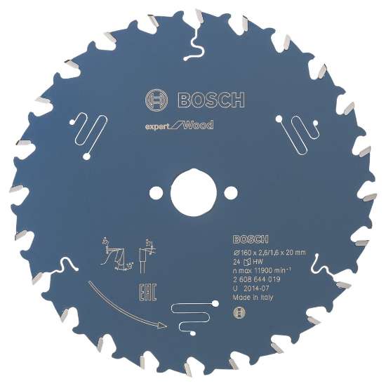 Afbeeldingen van Bosch Cirkelzaagblad Expert for Wood
