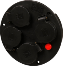 Afbeeldingen van Kelfort Contactplaat - 4 stuks - voor kabelhaspel Easy Reel-500 