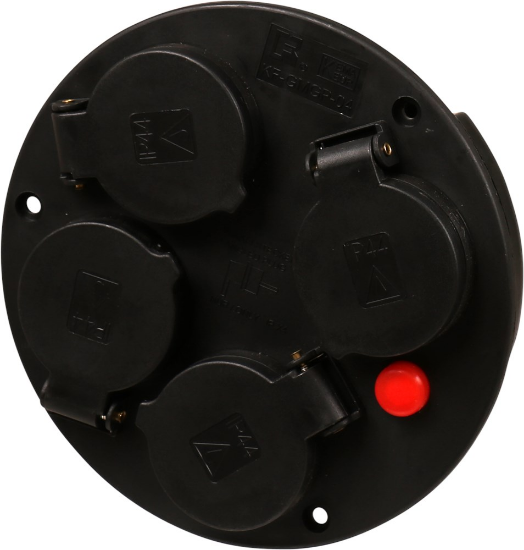 Afbeeldingen van Kelfort Contactplaat - 4 stuks - voor kabelhaspel Easy Reel-500 