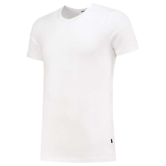 Afbeeldingen van Tricorp T-Shirt ela Staan Slim fit V hals 101012 Wit 3XL