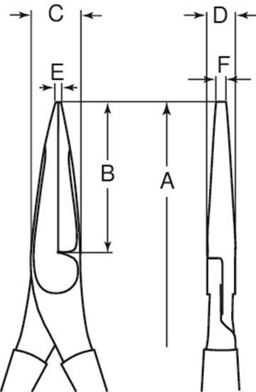 Afbeeldingen van Bahco 2421 D  platbektang