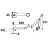 Afbeeldingen van Axaflex raamuitzetter 2644-30-81 - RVS/zwart 
