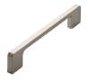 Afbeeldingen van Siro Meubelgreep metaal - boorafstand 160mm/L 172mm/H 30mm/B 9mm RVS effect 