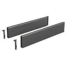 Afbeeldingen van Hettich TopSide ArciTech,  550 mm, (186/ 94, 218/126) antraciet, links en rechts