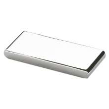 Afbeeldingen van Hettich Greep Fermo, boorafstand 32 / 64 mm, L 74 mm, B 7 mm, H 27 mm, glans verchroomd