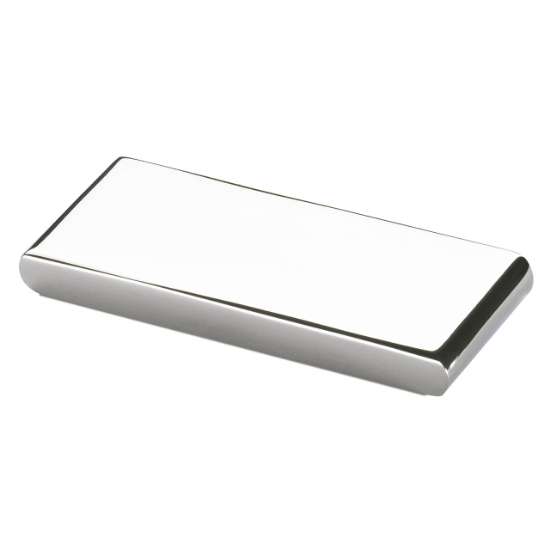 Afbeeldingen van Hettich Greep Fermo, boorafstand 32 / 64 mm, L 74 mm, B 7 mm, H 27 mm, glans verchroomd