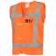 Afbeeldingen van Tricorp veiligheidsvest 453016 - maat M-L - oranje 
