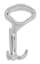 Afbeeldingen van Siro Kapstokhaak metaal - boorafstand 32mm/L 147mm/H 52mm/B 101mm - chroom glanzend 