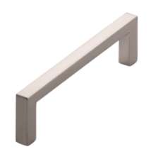 Afbeeldingen van Siro Meubelgreep metaal - boorafstand 96mm/L 104mm/H 28mm/B 8mm RVS effect 