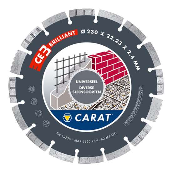 Afbeeldingen van Carat diamantzaag universeel