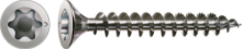 Afbeeldingen van Spax spaanplaatschroef - Ø3x25mm T10 - platkop RVS