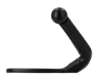 Afbeeldingen van Siro Kapstokhaak metaal - boorafstand 24mm/L 61mm/H 40mm/B 70mm - mat zwart 