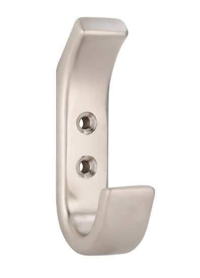 Afbeeldingen van Siro Kapstokhaak metaal - boorafstand 16mm/L 84mm/H 43mm/B 20mm - nikkel mat 