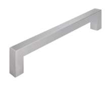 Afbeeldingen van Siro Meubelgreep metaal - boorafstand 192mm/L 207mm/H 40mm/B 15mm - RVS 