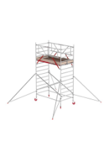 Afbeeldingen van Altrex Rolsteiger breed - aluminium met voorloopleuningen en schoren in de basis RS TOWER 42