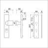 Afbeeldingen van Ami Veiligheidslangschild 251/15 Knop 144 Varo - KT/PC85 deurdikte 38/42mm - F1 