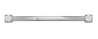 Afbeeldingen van Siro Meubelgreep metaal - boorafstand 96mm/L 105mm/H 17mm/B 10mm chroom glanzend 