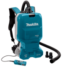 Afbeeldingen van Makita 2x18 V Rugstofzuiger DVC665ZU