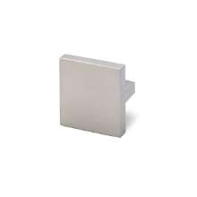 Afbeeldingen van Hettich Greep Messana, boorafstand 32, L 42 mm, B 42 mm, H 25 mm, roestvrij staal finish geborsteld