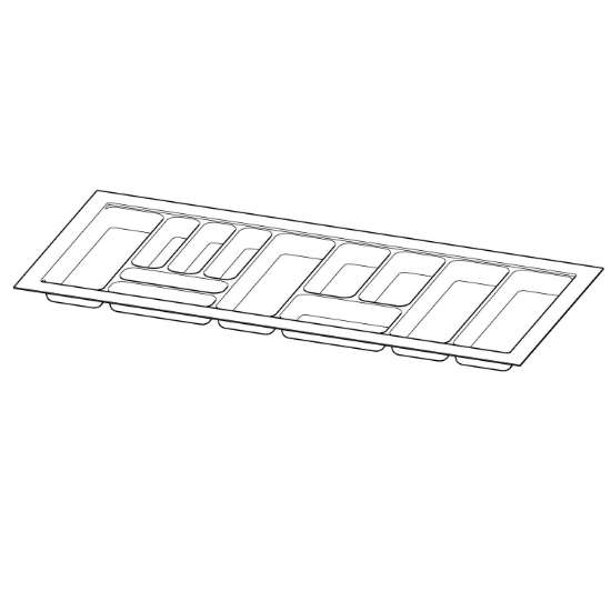 Afbeeldingen van Hettich OrgaTray 440, antraciet, 441 - 520 / 1091 - 1150
