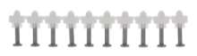Afbeeldingen van Spit nagel Pulsa HCG - 6x22mm - inclusief gaspatroon P800 