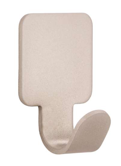 Afbeeldingen van Siro Haak metaal - zelfklevend L 30mm/H 17mm/B 20mm nikkel mat 