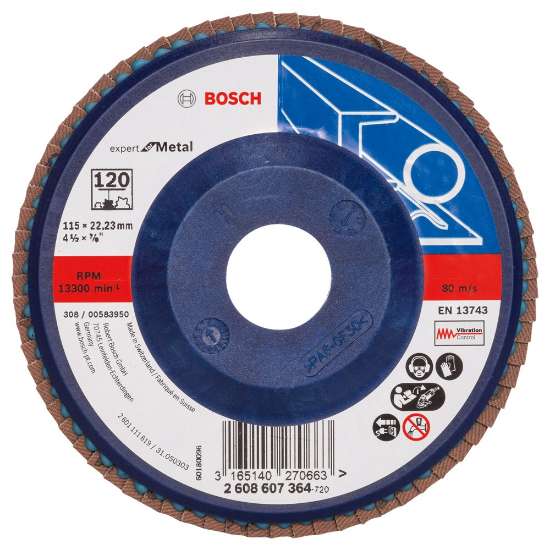 Afbeeldingen van Bosch Lamellenschuurschijf X551, Expert for Metal