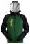 Afbeeldingen van Snickers hoodie met logo en rits 2888-3904, Maat 2XL, bosgroen/zwart