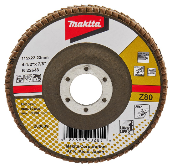 Afbeeldingen van Makita Lamellenschijf B-22648 - Ø115mm - Z80 